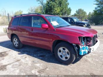  Salvage Toyota Highlander