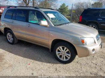  Salvage Toyota Highlander