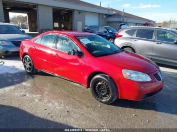  Salvage Pontiac G6