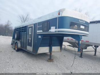  Salvage Kiefer Built Inc Horse Trailer