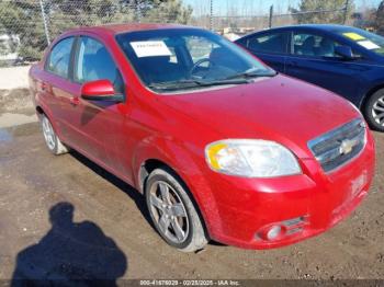  Salvage Chevrolet Aveo