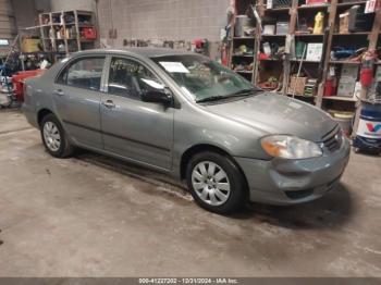  Salvage Toyota Corolla