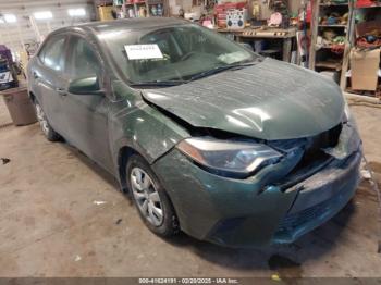  Salvage Toyota Corolla