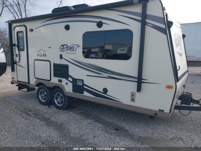  Salvage Rockwood Roo Travel Trailer