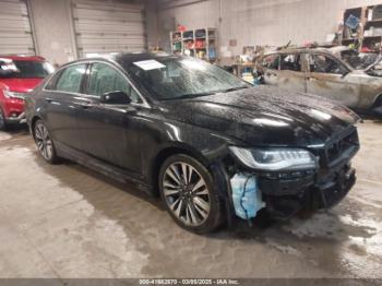  Salvage Lincoln MKZ