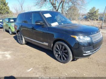  Salvage Land Rover Range Rover