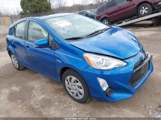  Salvage Toyota Prius c