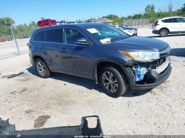  Salvage Toyota Highlander