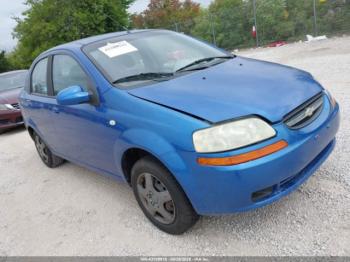  Salvage Chevrolet Aveo