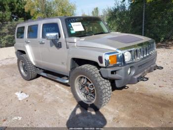  Salvage HUMMER H3 Suv