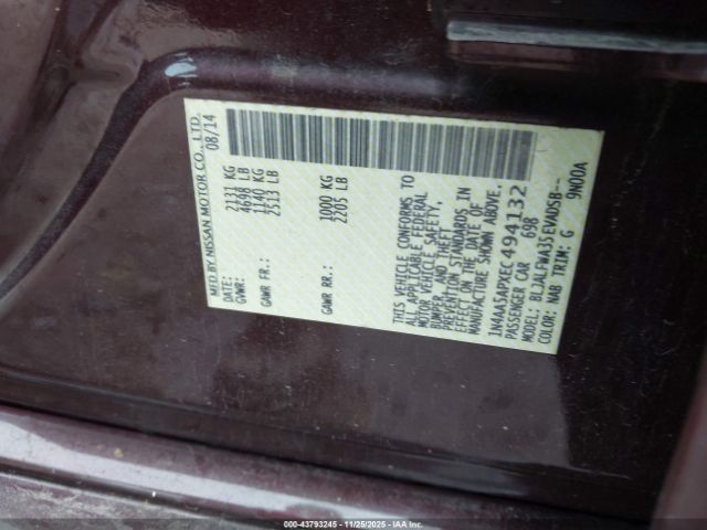 Nissan Maxima 3.5 Sv Image 2