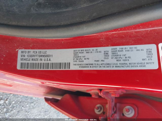 Ram 1500 Big Horn  4x4 5'7 Box Image 14