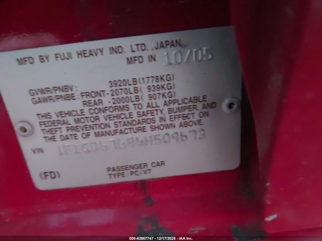 Subaru Impreza 2.5i Image 4