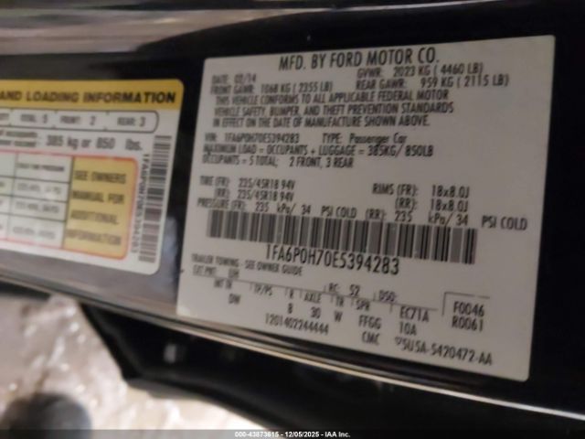 Ford Fusion Se Image 7