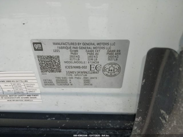 Chevrolet Traverse Rs Image 7