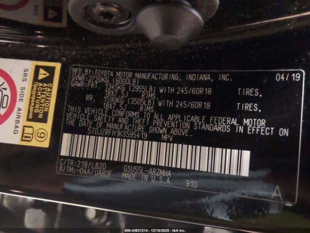 Toyota Highlander Xle Image 10