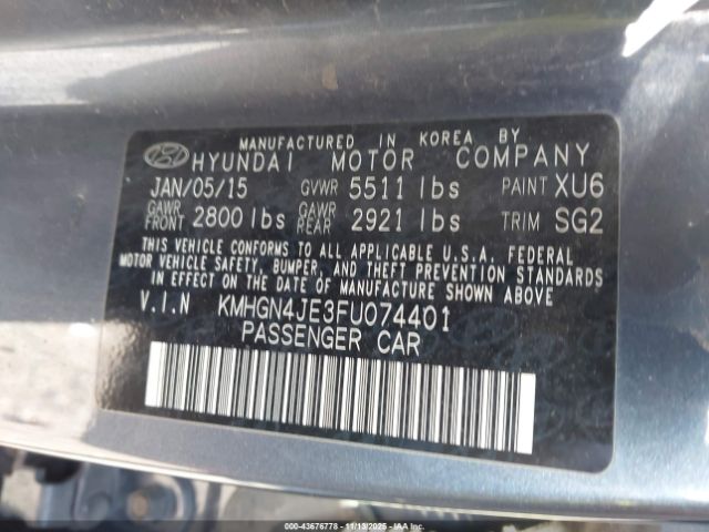 Hyundai Genesis 3.8 Image 6